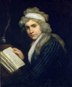"Weakness may excite tenderness and gratify the arrogant pride of man, but the lordly caresses of a protector will not gratify a noble mind that pants for and deserves to be respected." Mary Wollstonecraft (1759-1798) Portrait by John Opie